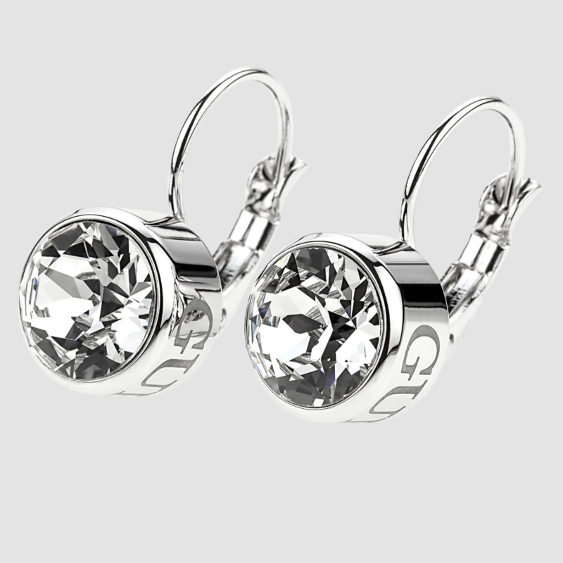 Cercei Guess GEJUBT01064, argintii, pietre Swarovski