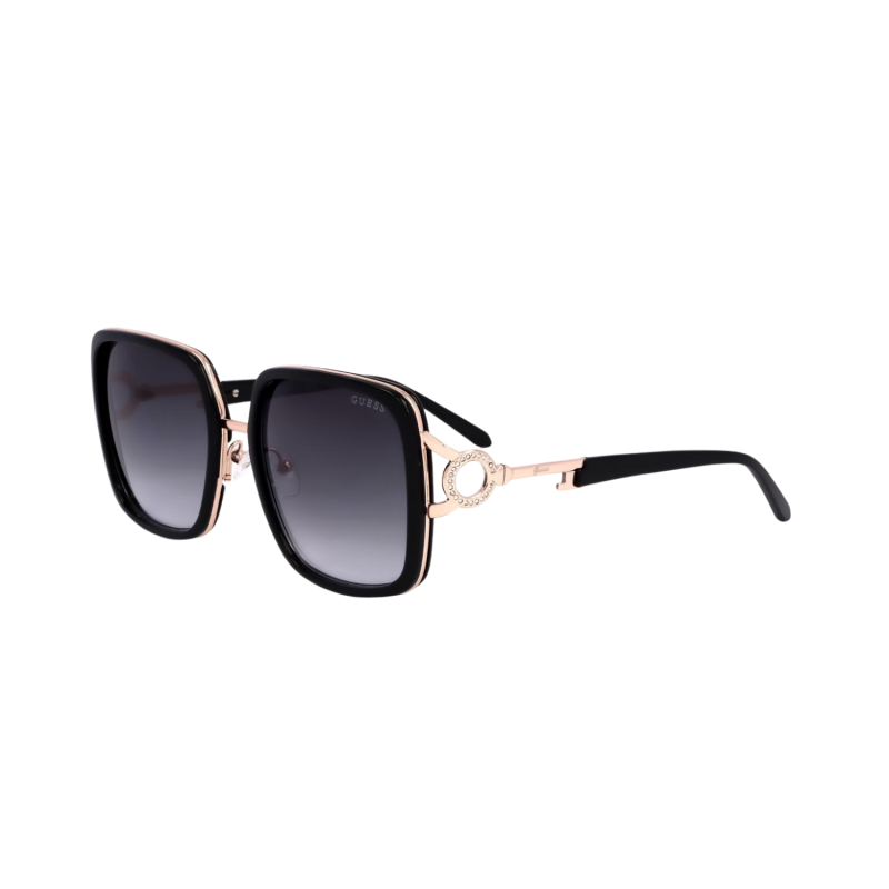 Ochelari de soare GUESS FACTORY - GF6111, negru/auriu, 56-19-145